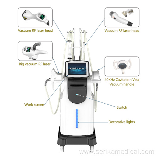 635nm Vacuum Cavitation Roller Rf Slimming Machine